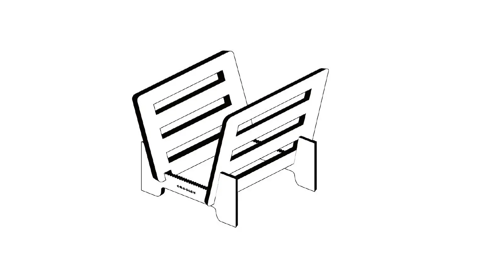 Crosley Ac1052a Record Storage Display Instruction Manual