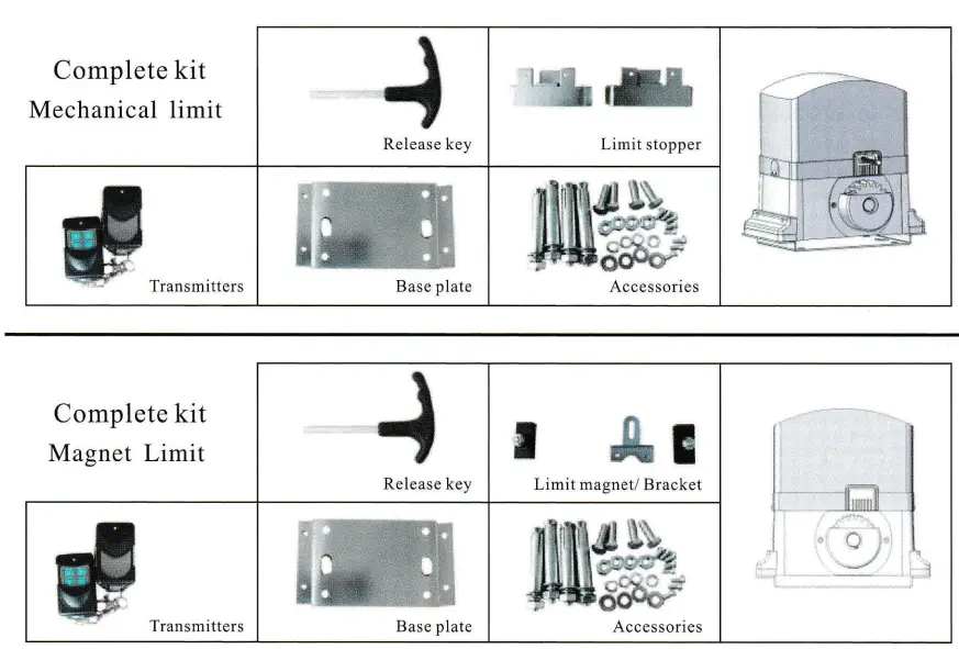 Cronte Technology FD-SLI800KG 800KG Sliding Door Garage Motor Instructions - Introduction