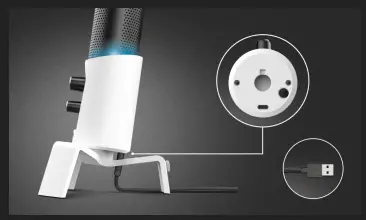 TRUST GAMING 24257 GXT 258W Fyru USB 4-in-1 Streaming Microphone PS5 5