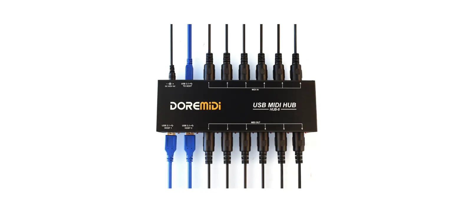 Doremidi Midi Hub-8 Box(hub-8) Instruction Manual