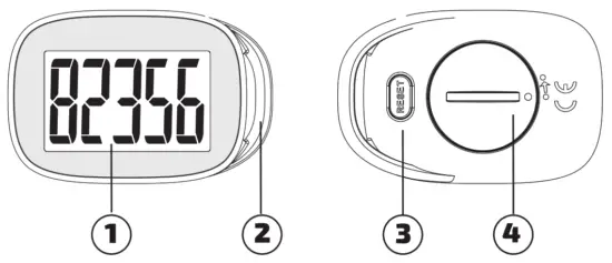 KIMODIRECT 7D74lNB7JKVA Pedometer with Clip and Lanyard - fig