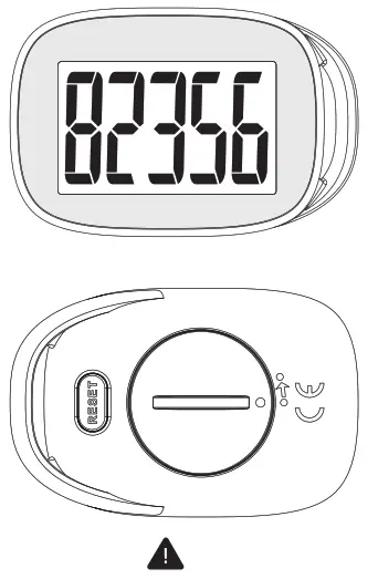 KIMODIRECT 7D74lNB7JKVA Pedometer with Clip and Lanyard