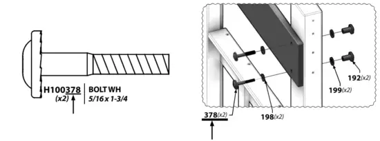 FAIRHAVEN 37918822 12 ft x 10 ft Tuscany Brown Nordic Spruce Pergola - fig7
