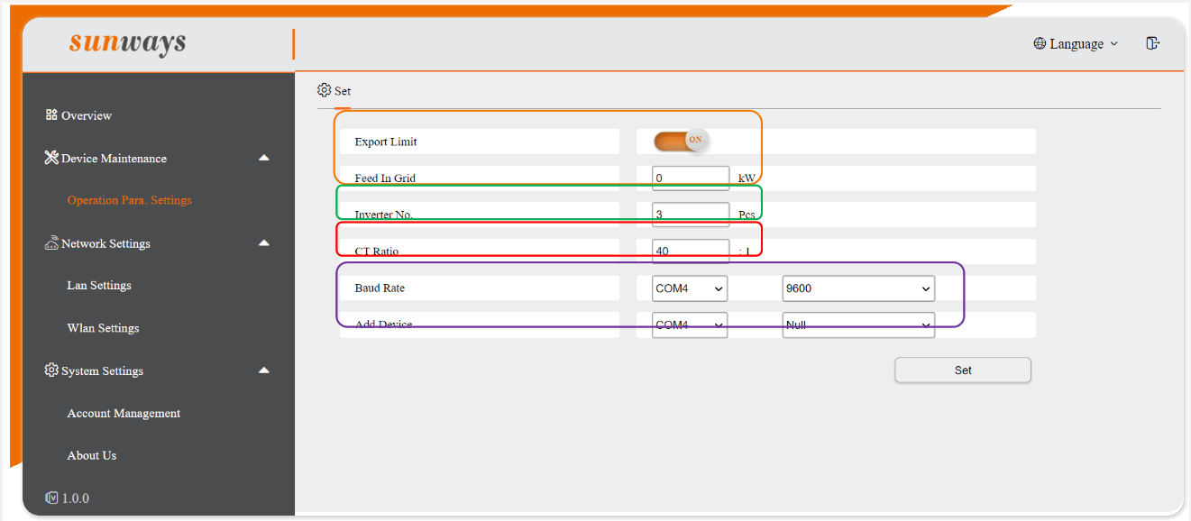 sunways ST 1000 Datalogger Solar Inverter - Fig 13