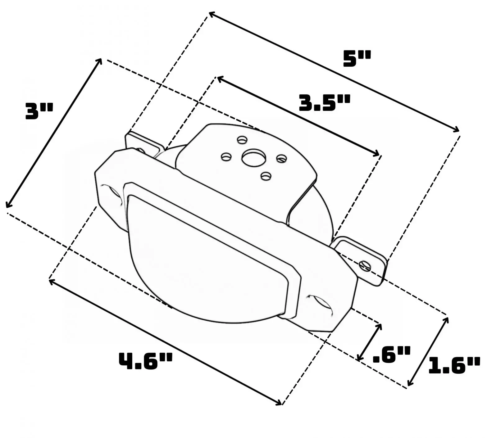 STL Combo Surface Under Mirror Mount G-ZXT180