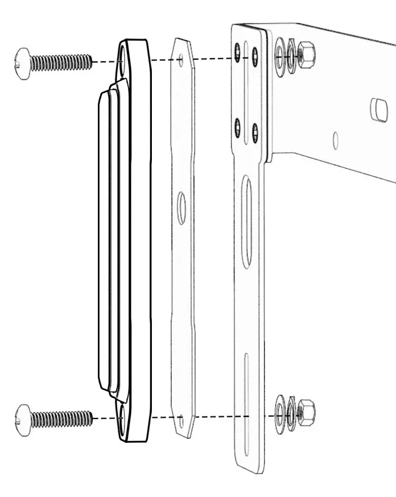 STL Combo Surface Under Mirror Mount vertically or horizontally