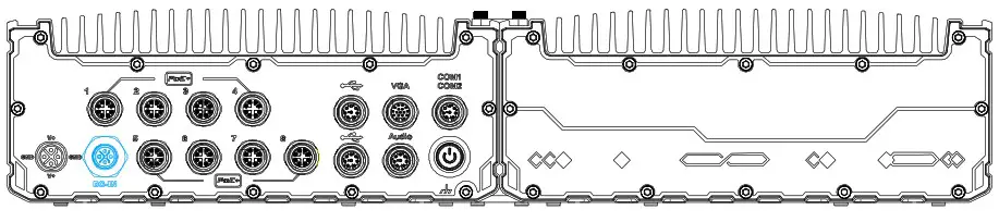 NEOUSYS SEMIL 1700GC Series Waterproof GPU Computer - DC IN