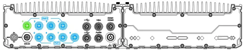 NEOUSYS SEMIL 1700GC Series Waterproof GPU Computer - PoE Gigabit Ethernet Port