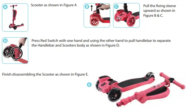 HURFS79W Hurtle 3-Wheeled Scooter for Kids-fig5