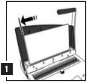 Punching the document 1