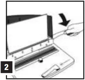 Punching the document 2