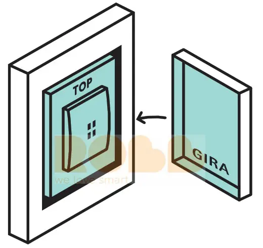 GIRA Indoor Switch - single rocker 2