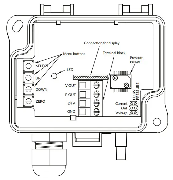 hk instruments 40C AIR FLOW AND VELOCITY TRANSMITTERS DPT Flow Series - figure 1