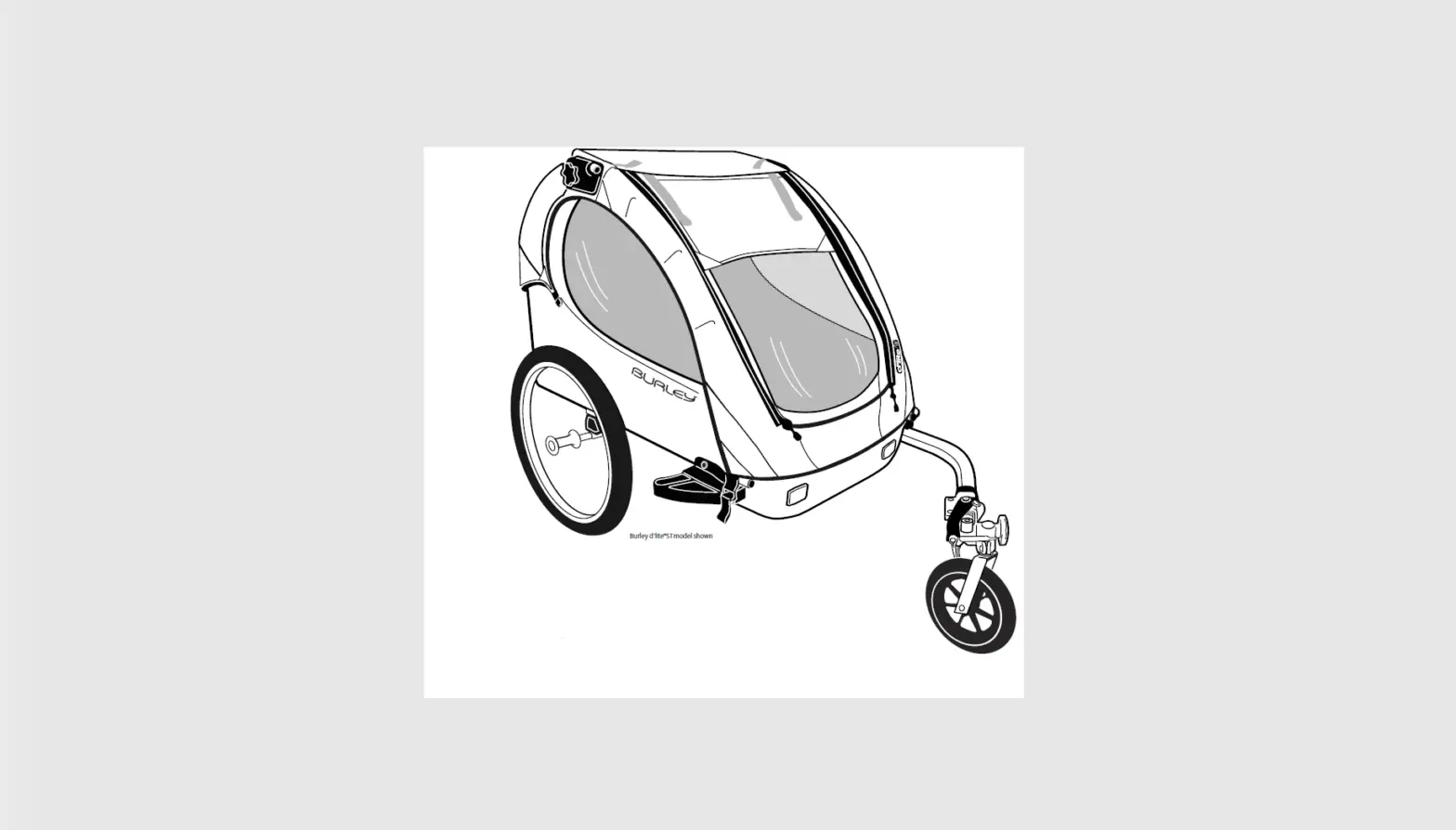 Burley Solo St 2009 Child Trailer Owner's Manual