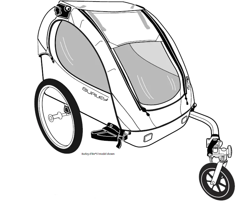 BURLEY-Solo-ST-2009-Child-Trailer-product
