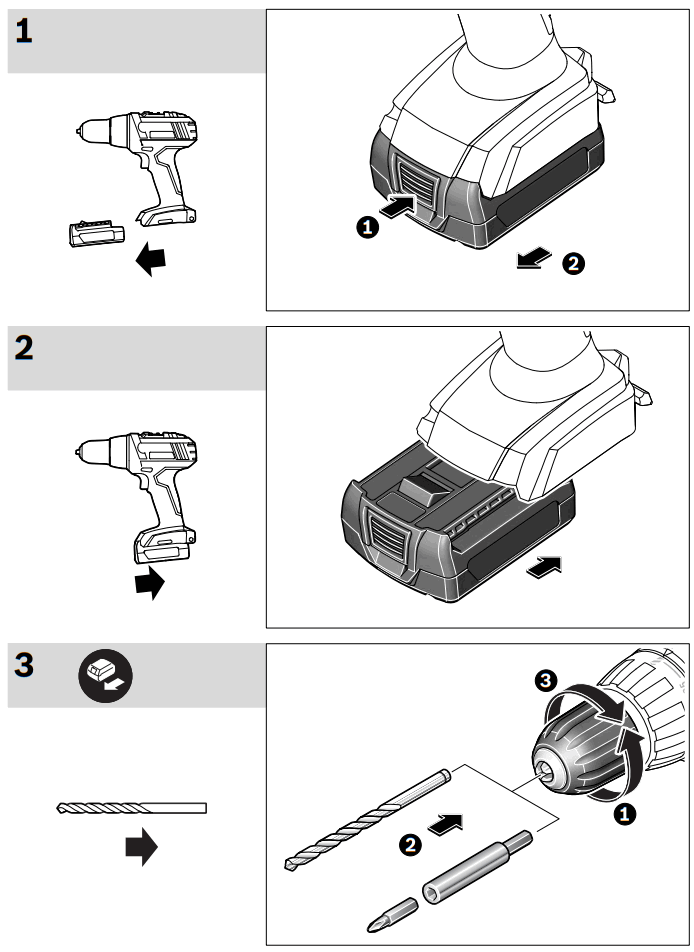 BOSCH 1440-LI Professional GSR Cordless Drill Includes Case + 2 Batteries - 25