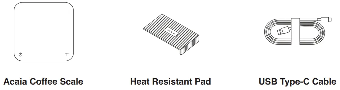 acaia AP007 Pearl Pour over Coffee Scale - fig1