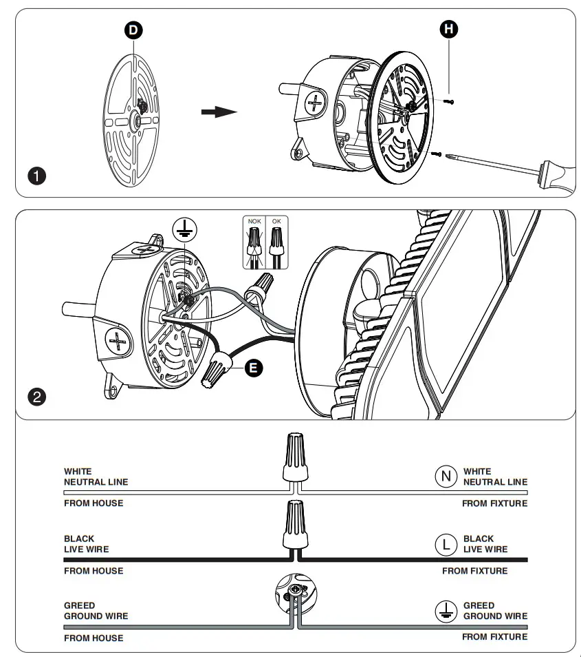 ONFORU BDD100G 3 Pir LED Wall Lights with Motion Sensor - figure 7