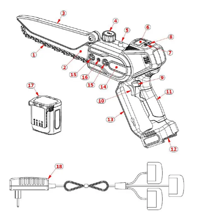 VOLPI-KVS6000-Electronic-Saw-with-Lithium-Battery-fig-1