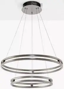 John Lewis LED Wheel Double Pendant Light