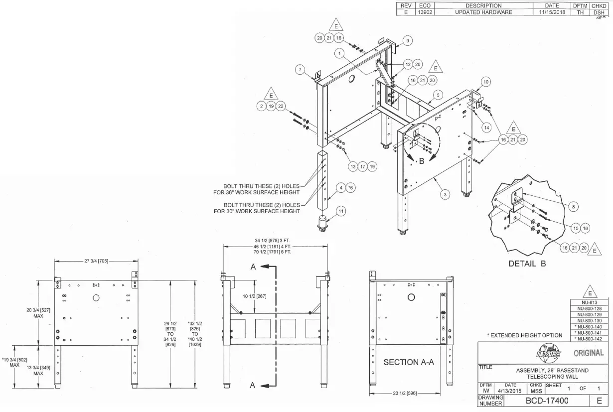 NuAire NU 813 300 Labgard Containment Hood - fig3