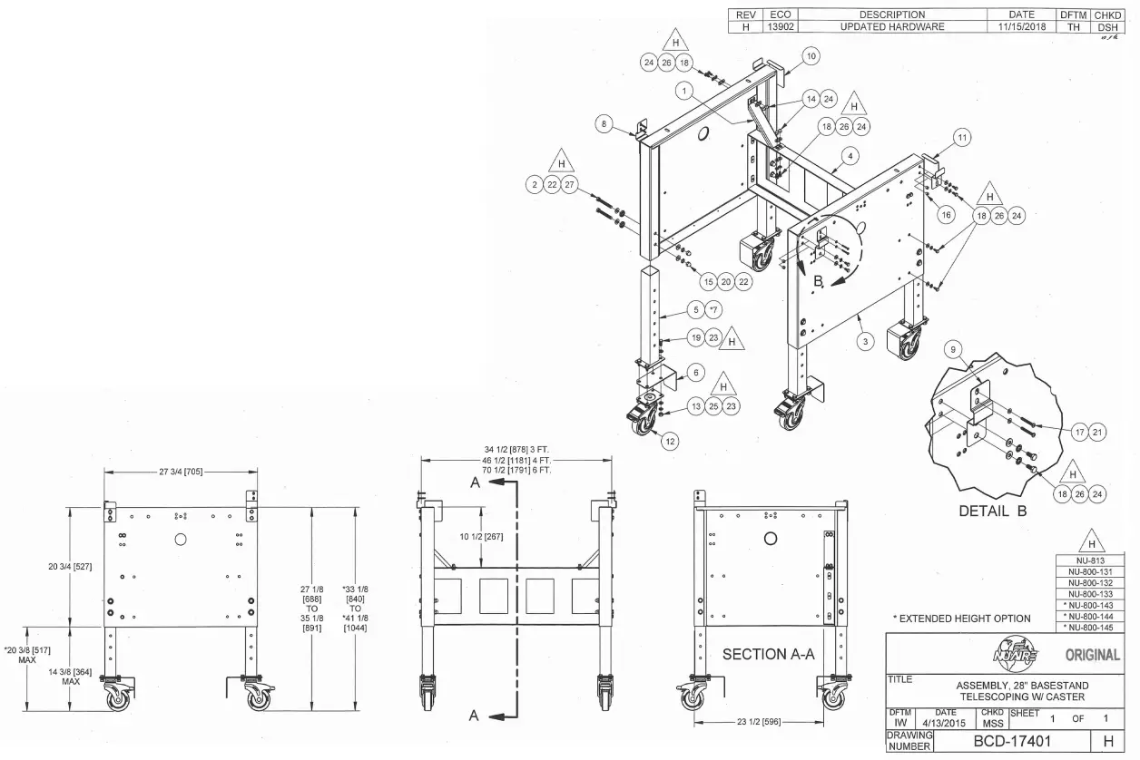 NuAire NU 813 300 Labgard Containment Hood - fig4