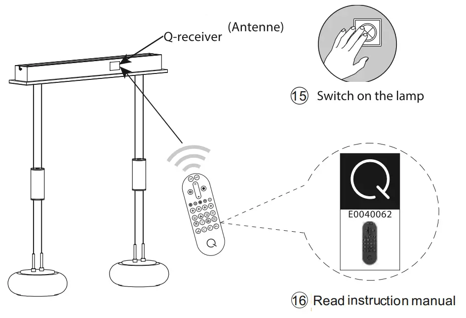 Paul Neuhaus 2076-55 Q ETIENNE LED Pendant Light - fig 5