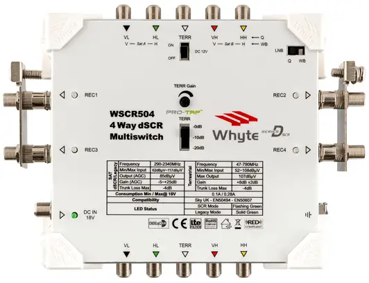 Whyte WSCR504 4 Way dSCR Multiswitch