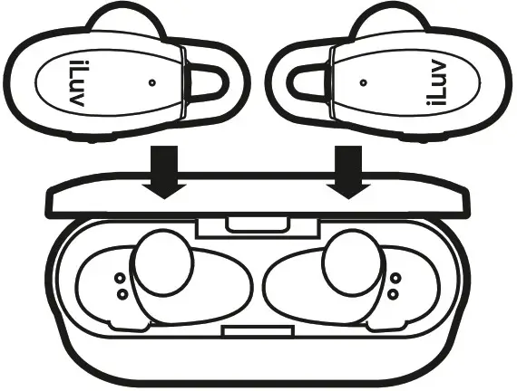 iLuv TrueBT- Put the earbuds