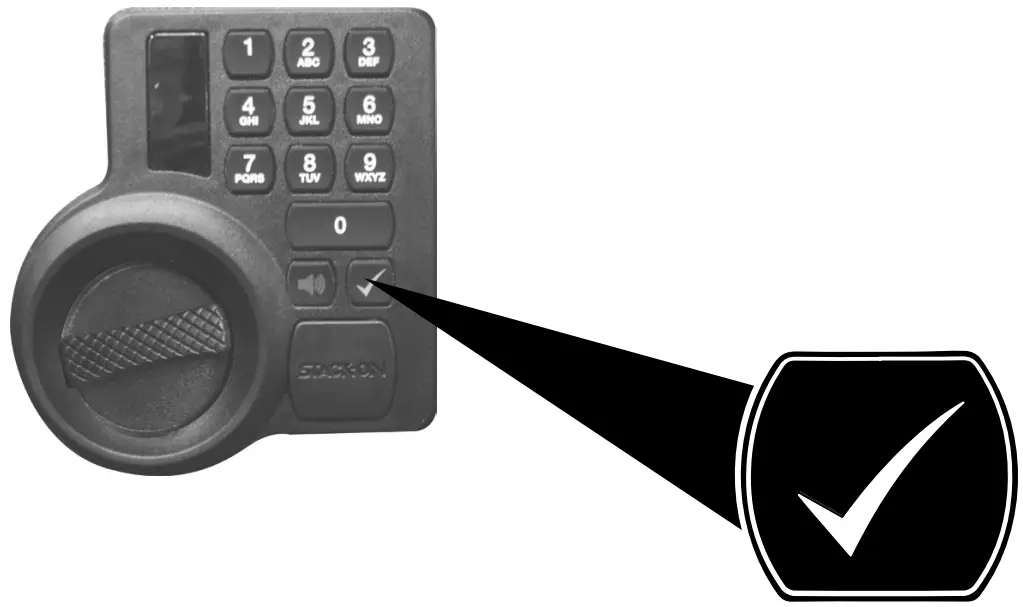 STACK ON PFS 012 BG E Personal Fireproof Safes with Electronic Lock - ENTERING YOUR SECURITY CODE 2