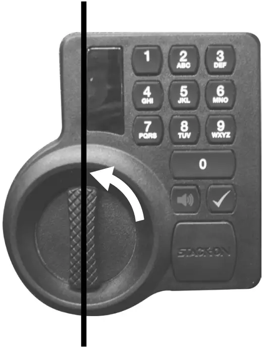 STACK ON PFS 012 BG E Personal Fireproof Safes with Electronic Lock - LOCKING THE SAFE