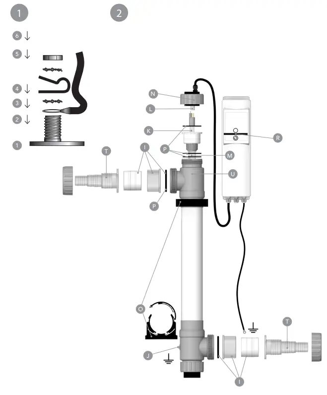 WAGNER-40039000 POOL-UV-C-Clarifier 75-Watts-Stainless-Steel-FIG1
