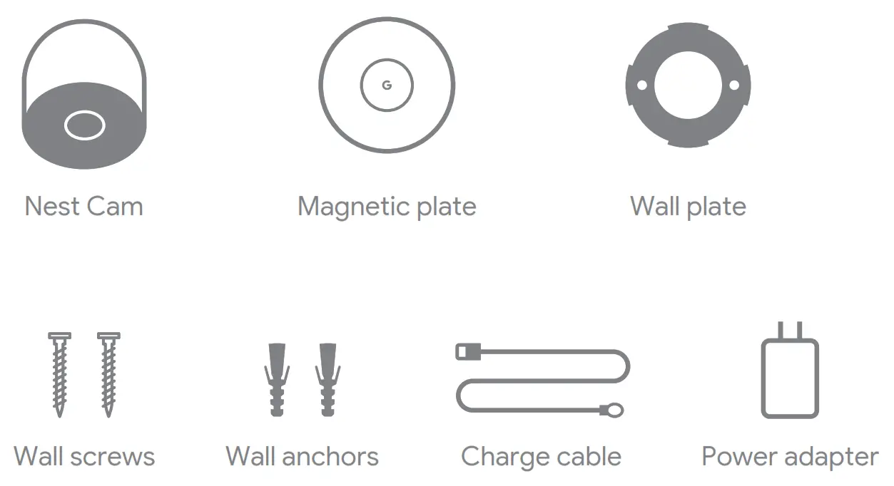 Google 908GA01894 2 Pack Nest In Out Camera Battery