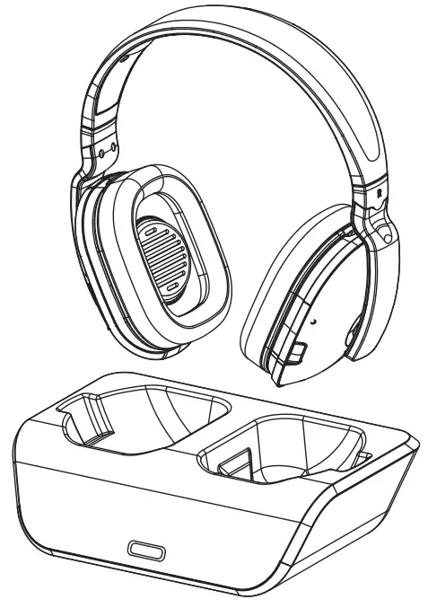 Wireless TV Headphones, MONODEAL Over Ear Headsets-PRODUCT