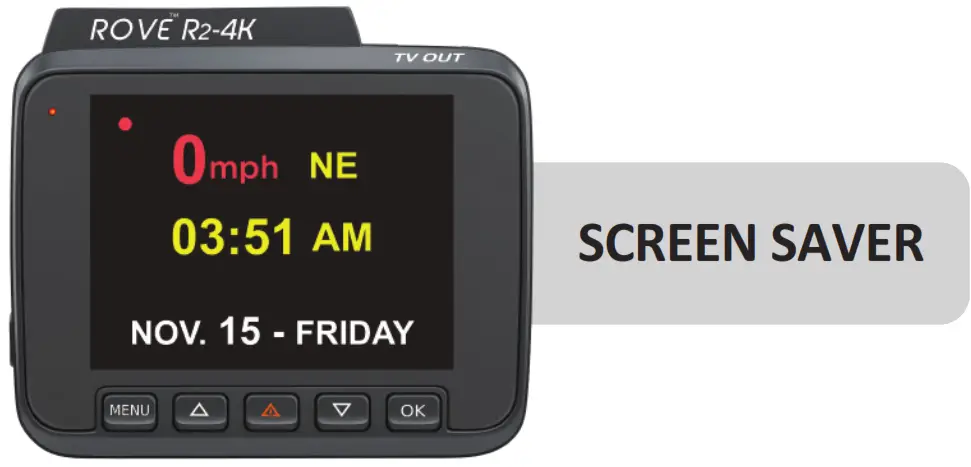 ROVE R2 4K Dash Cam - fig