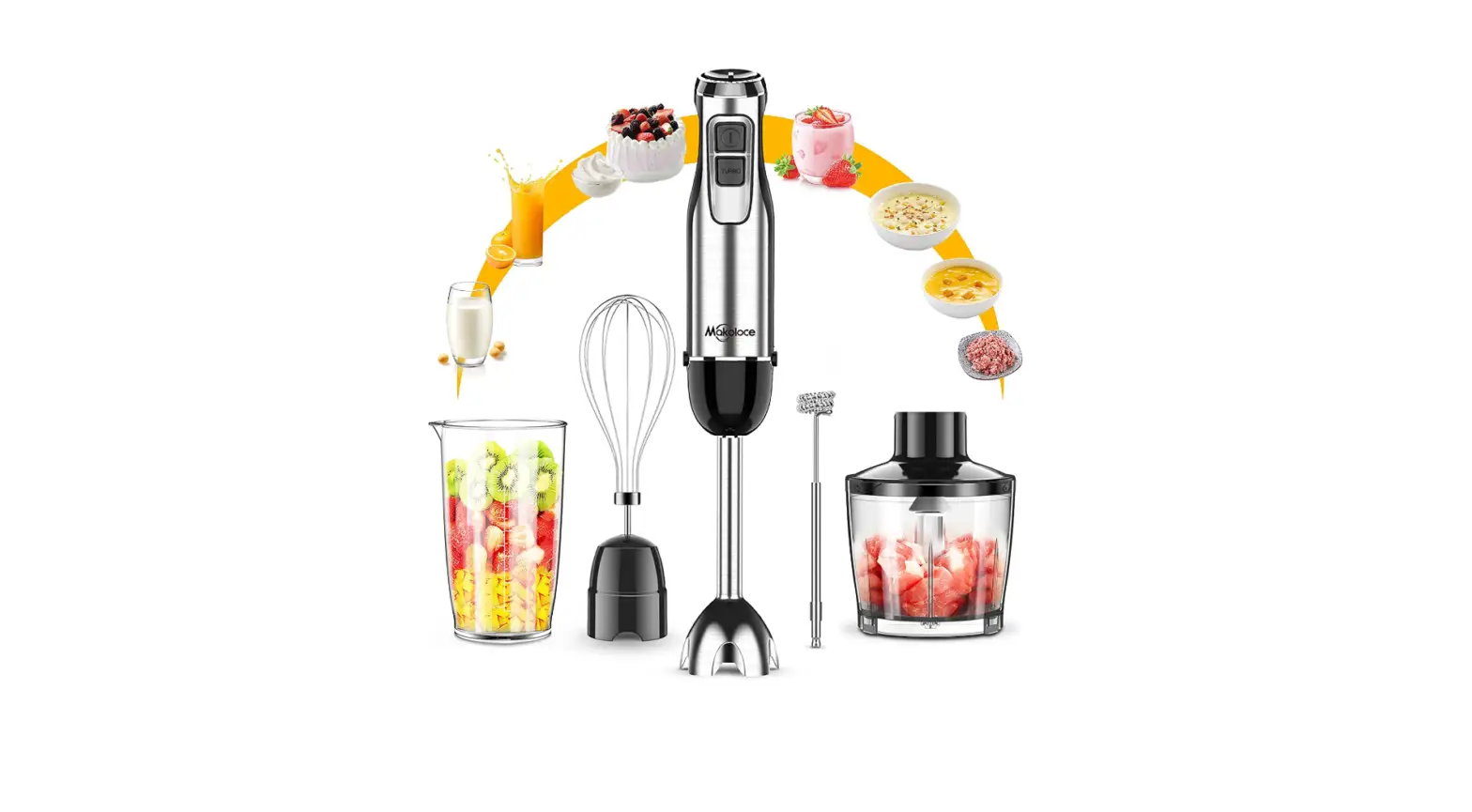 Makoloce B08lvggd3y Hand Blender 5-in-1 800w User Manual Makoloce B08lvggd3y Hand Blender 5-in-1 800w User Manual
