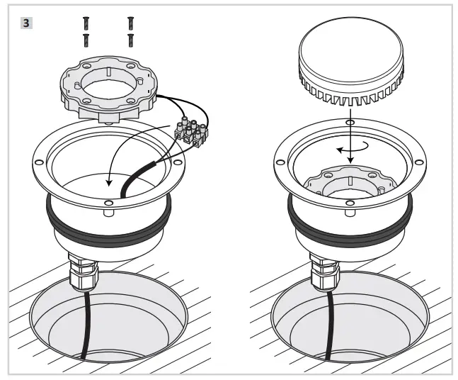 QAZQA Ceci 160 LED in-ground luminaire - Fig 2