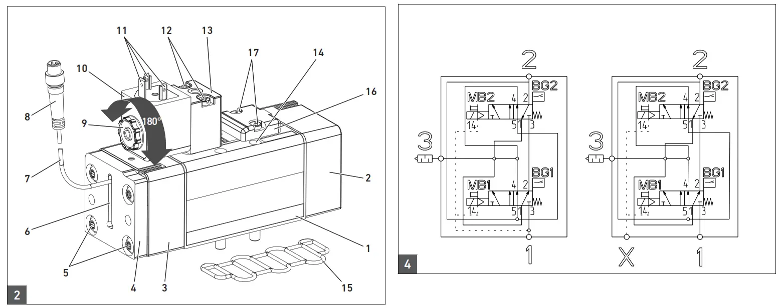 AVENTICS IS12-PD-ISO Double Valve - Fig 1