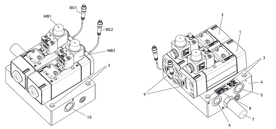 AVENTICS IS12-PD-ISO Double Valve - Fig