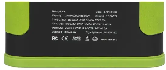 EXP PRO EXP48PRO Portable Power Pack Battery-3