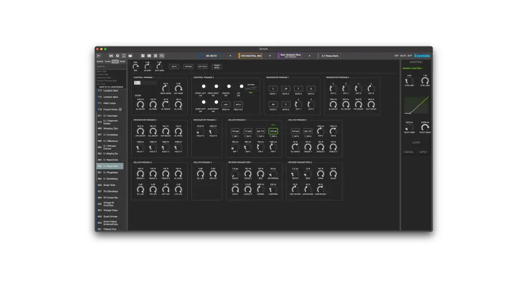 Eventide H9000r Emote Software Instructions
