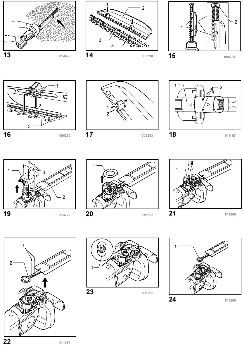 DOLMAR AH 3756 Cordless Hedge Trimmer - fig 1