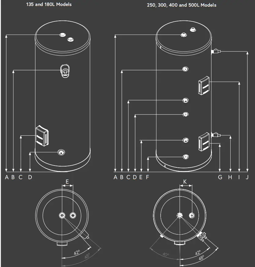 WATERWARE PT500I 500L PLUMBING Electric Hot Water Cylinders - Fig 8