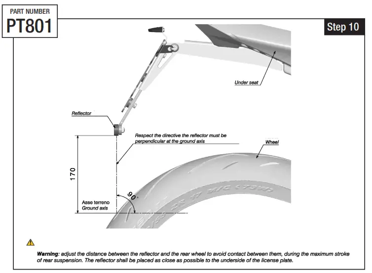 rizoma PT801 License Plate Support -Step 10