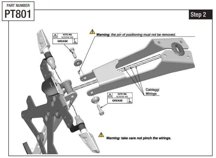 rizoma PT801 License Plate Support -Step 2