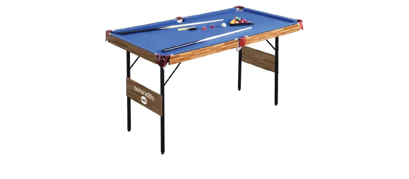 Serenelife Slptb56 54 Inch Portable And Foldable Wooden Pool Table User Guide Serenelife Slptb56 54 Inch Portable And Foldable Wooden Pool Table User Guide