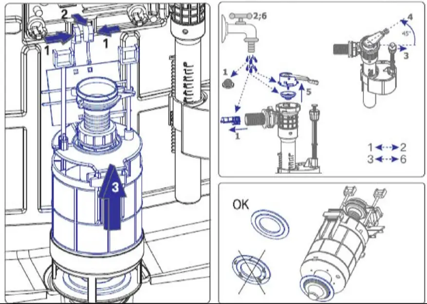 cersanit Link Pro S-IN-MZ-LINK Toilet Installation - Figure 2