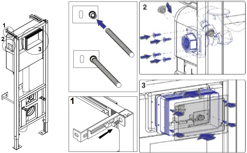 cersanit Link Pro S-IN-MZ-LINK Toilet Installation - Figure 4