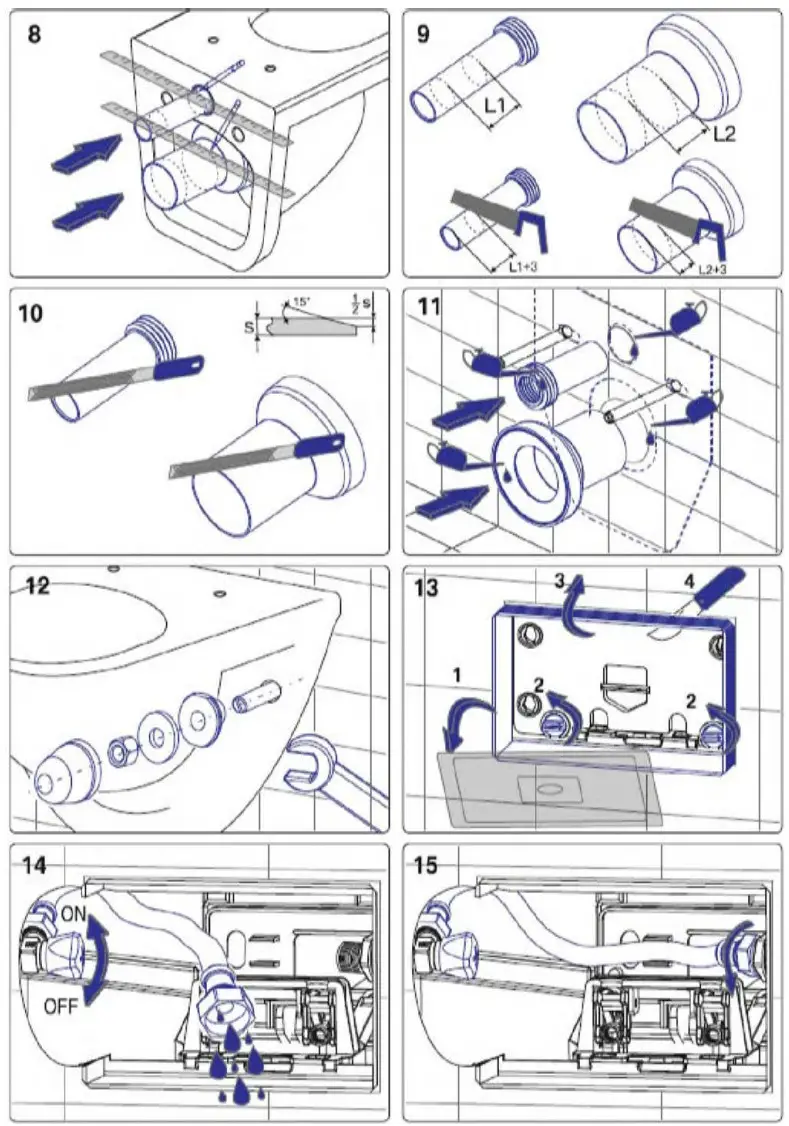 cersanit Link Pro S-IN-MZ-LINK Toilet Installation - Figure 6