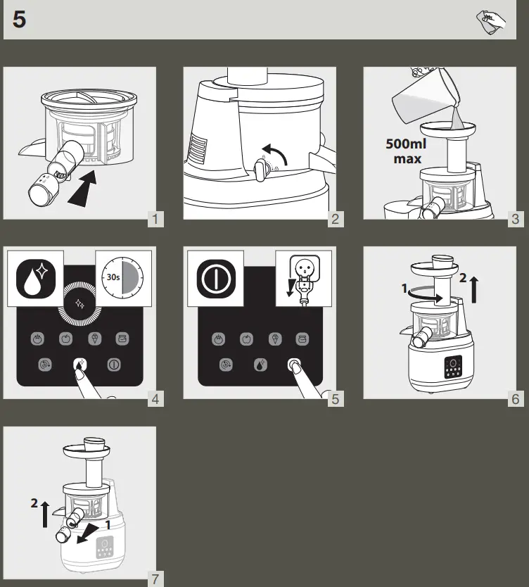 KRUPS ZB420EMX Slow Juice Extractor - Fig 13